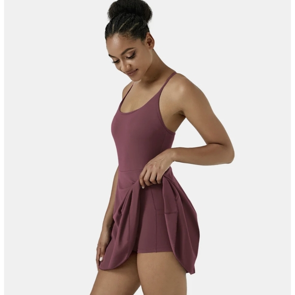 HALARA Dresses & Skirts - Everyday Cloudful Padded Pocket 2-in-1 Activity Dress-Jubilee